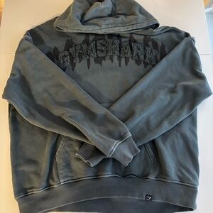 Gymshark Men's Charcoal Hoodie